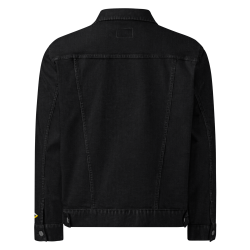 Veste en jean unisexe noire - Veritas Vogue | Style urbain & tendance